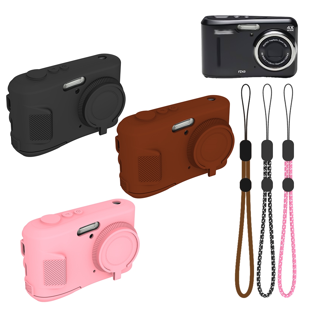 Camera Wrist Strap - KODAK PIXPRO FZ45 Kamera için Silikon