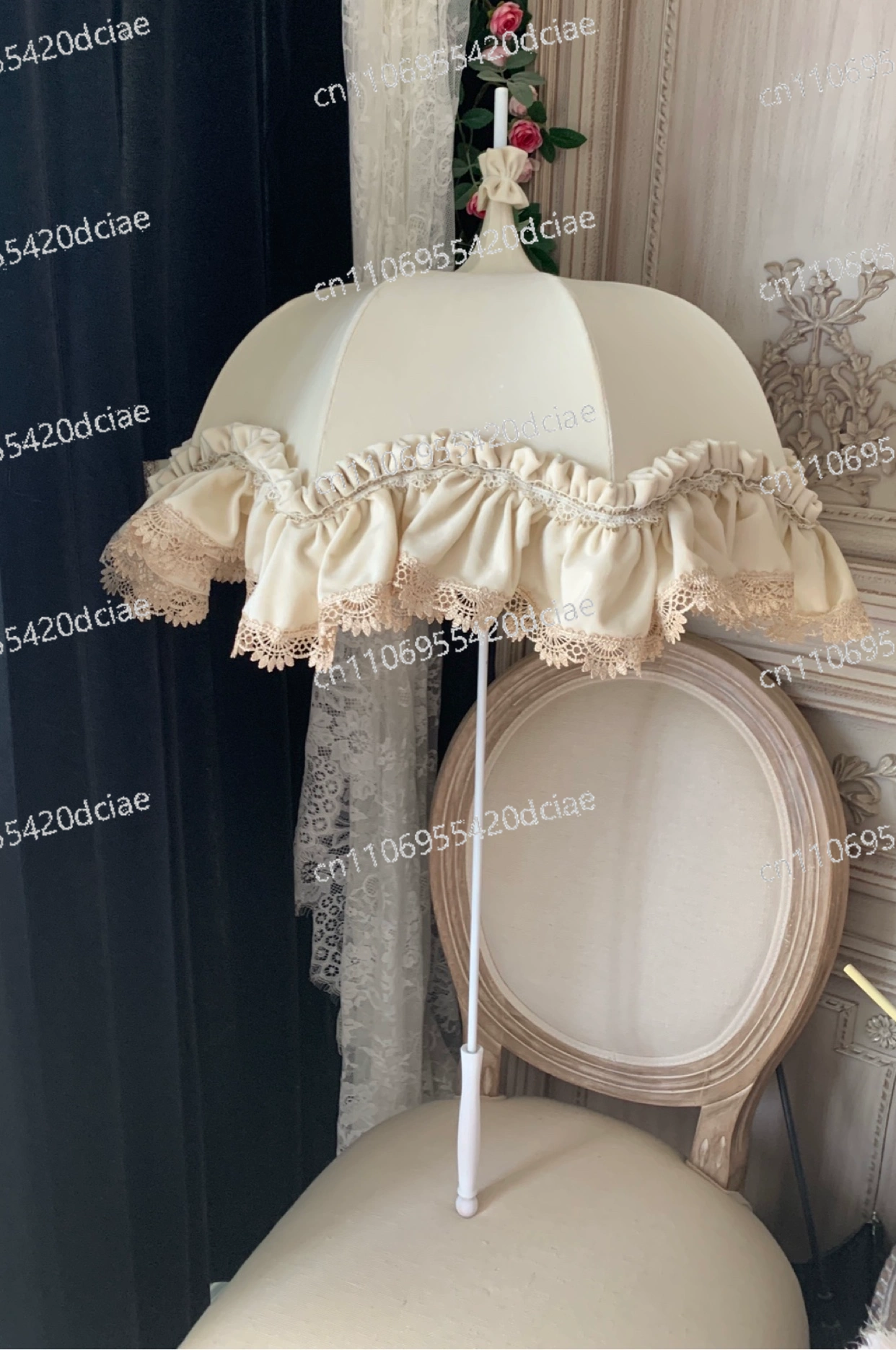 Photography Umbrella - El yapımı Vintage Lolita Şemsiye Antika