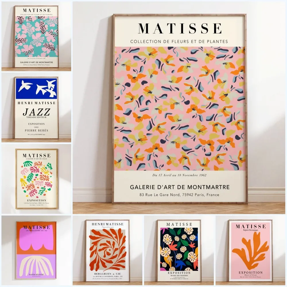 Photography Geometry - Soyut Çiçekler Matisse Poster ve Baskıları,