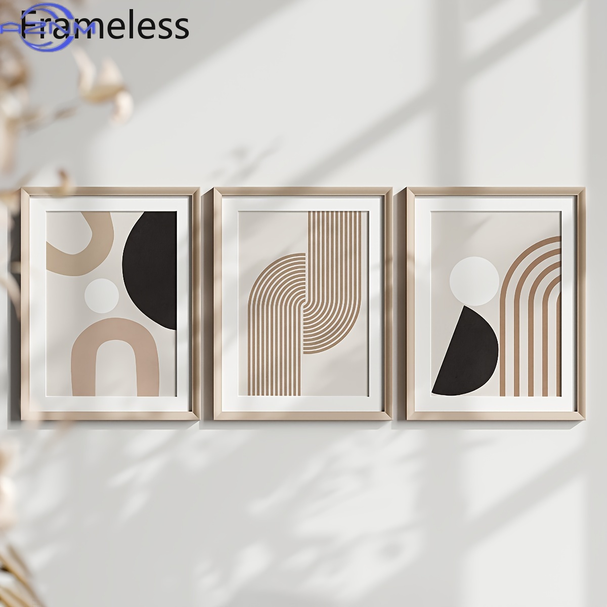 3 adet Modern Minimalist Soyut - Photography Geometry incelemesi ve fiyatı
